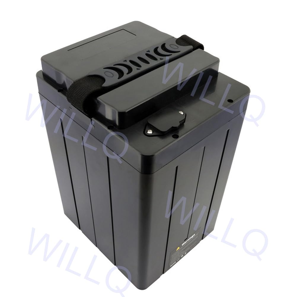 48V 60V 72V Ersatz-Motorradbatterie 18Ah 20Ah 22Ah 22,5Ah 24Ah 25Ah 28Ah 30Ah 40Ah 50Ah Lithium-Batterie für 0-2500W Moped-Scooter-Motor-Kit mit Lenker,60v40ah