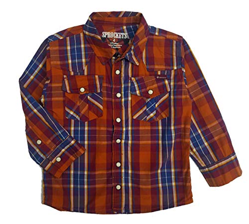 Sprockets Boys' Lumber Jack Joe Plaid Western Shirt Baby Toddler Kids2