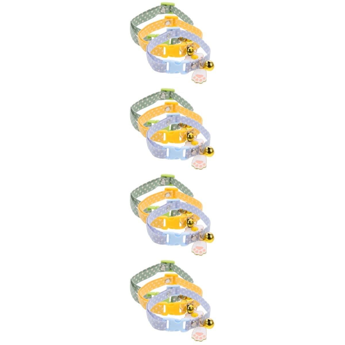 minkissy 12pièces Collier pour Chat avec Pendentif Avocat Kit De Coton Sécurisé pour Et Chiens Accessoires pour Animaux De Compagnie