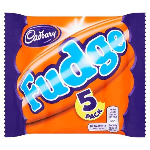 Cadbury Paquete de barra de dulce de azúcar importado del Reino Unido Inglaterra The Best Of British Fudge una deliciosa barra de dulce de azúcar