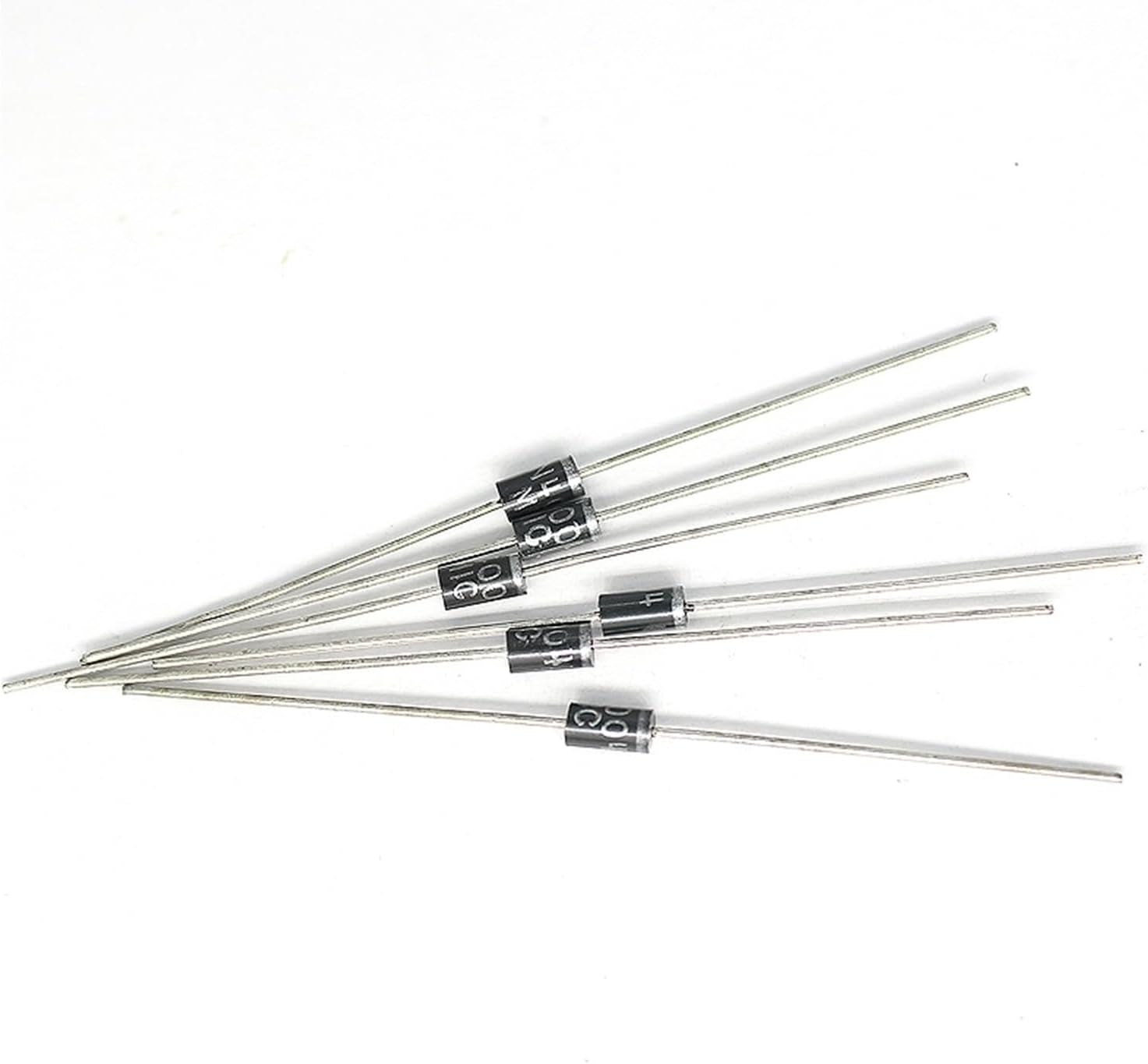 SaNzia 5 PCS Rectifier Diode DO-41 1N4001 1N4004 1N4005 1N4007 1N4148 1N5399 1N5404 1N5406 1N5408 1N5817 1N5819 1N5822 1N5824 DO-27 (Color : 1N4004)