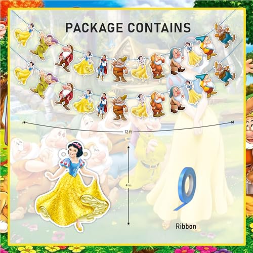 Seyal® Snow White and the Sevn Dwarfs Garland Decoration - Image 2