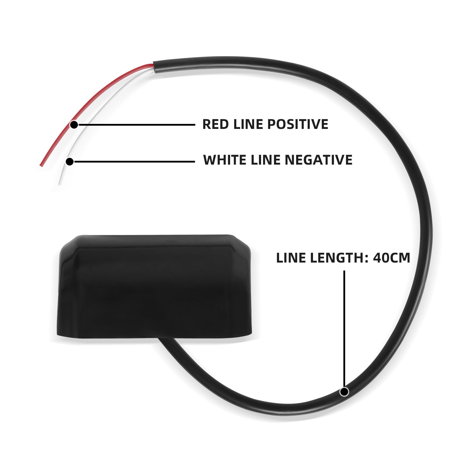 Qiping 2 Feux LED Pour Plaque D’Immatriculation Remorque - Blanc Froid 6000K, Étanches IP65, 12V/24V - Certification E11