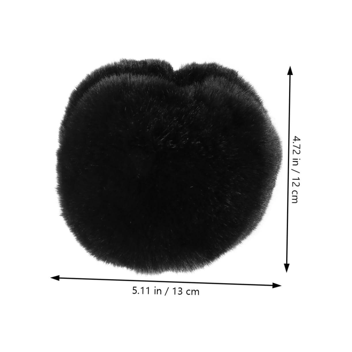 VANZACK Fur Wrist Cuff Warmer Furry Wrist Cuff for Women Comfortable Acrylic Fiber Gloves