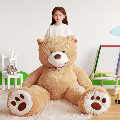 Gigantischer Plüschteddybär - Riesiger Kuschelweiches Stofftier zum Spielen und Liebhaben für Groß und Klein (160 cm)