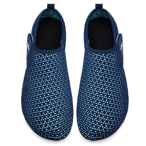 Image of WateLves Water Shoes for Women Men Swim Beach Aqua Socks Quick Dry Barefoot House Slippers Travel Shoes with Adjustable Magic Tape for Pool Diving Boating Yoga Surf