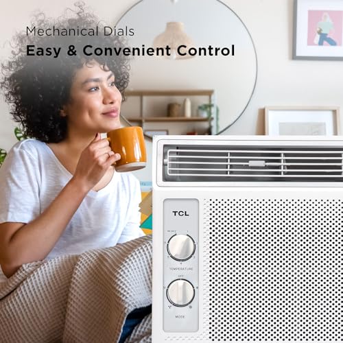 TCL 5,000 BTU Window Air Conditioner, 150 Sq. Ft., Easy-to-Use, Reusable Filter, Compact Design - H5W33M - Image 5