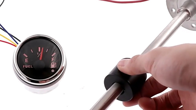 Jauge De Carburant Numérique Geloo 52mm - Étanche IP67 - 0-190 Ohm Avec Alarme - Pour Voiture, Bateau, Camion