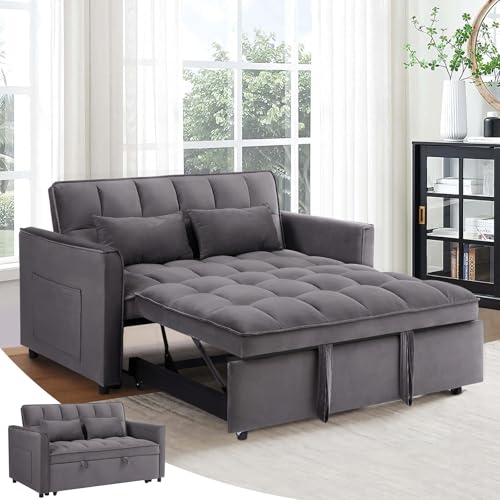 Antetek 3 in 1 Convertible Sleeper Sofa Bed