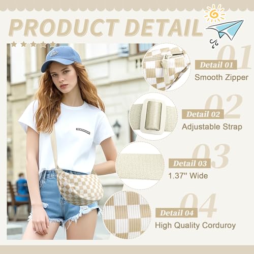 Image of Nylon Crescent Crossbody Bag for Women Purses Trendy Men,Small Travel Sling Bag Hobo