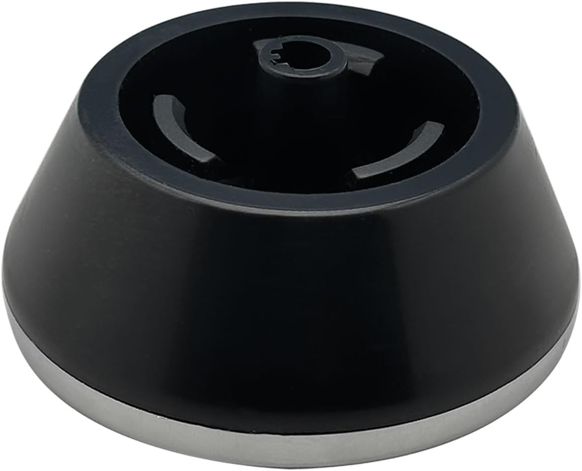 AEZ73913401 Knob Assembly Fits washers and dryers Chrome