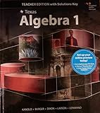 (Texas) Algebra 1 (Teacher Edition with Solutions Key) Part 1 of the Go Math Series