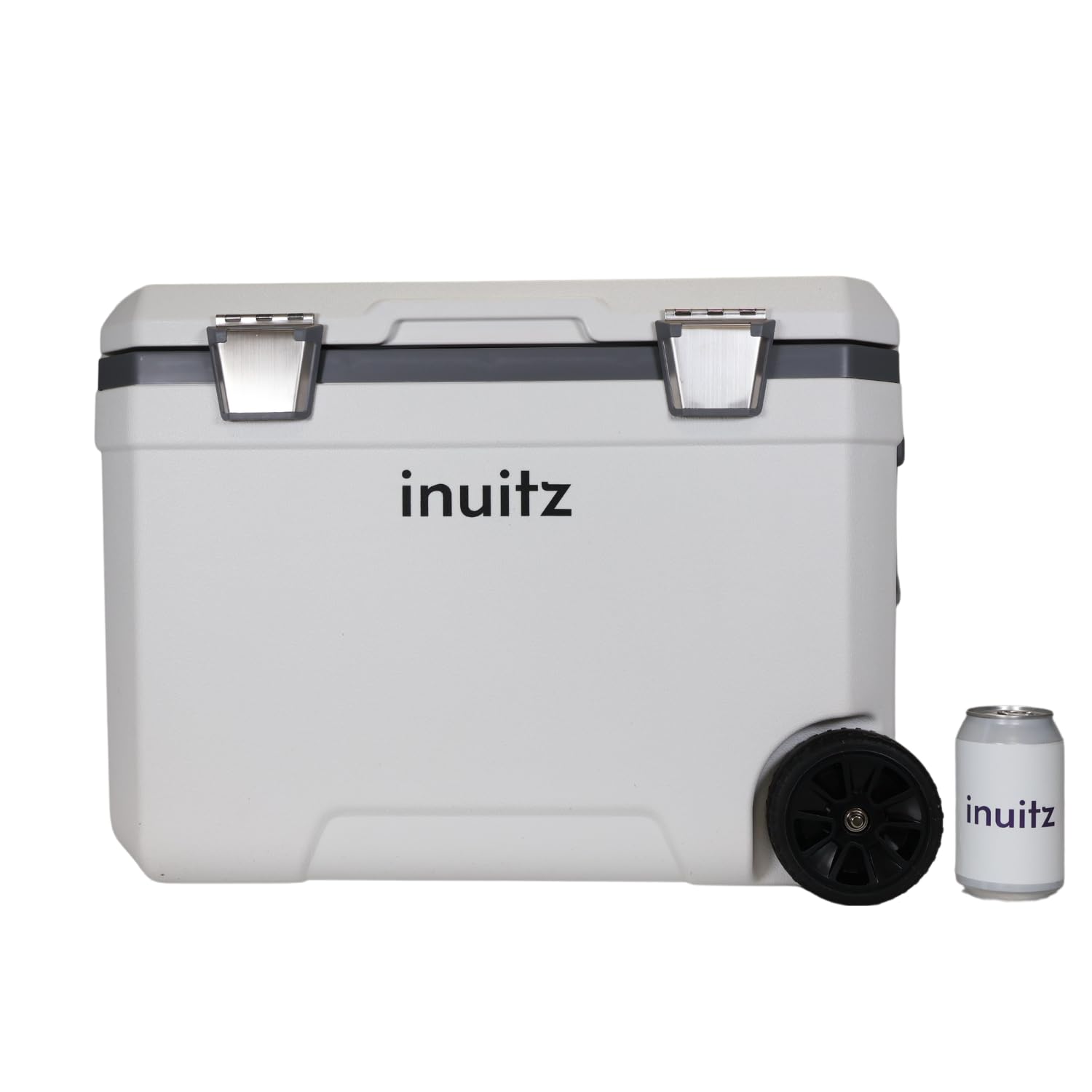 Inuitz Nevera Portatil 45 litros, Nevera Playa, Nevera pequeña portatil, Nevera de Playa, Nevera Camping, Nevera con Ruedas, Nevera portatil con Ruedas, Nevera Playa con Ruedas