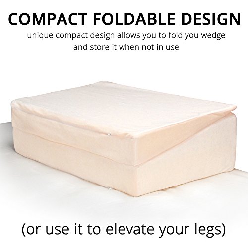 Contour Folding Bed Wedge (12X24X24) Provides Gradual Support For Acid Reflux Products #TOP2