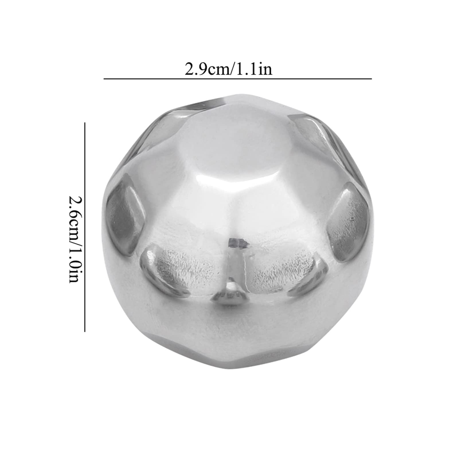 Rocas para Whisky, Accesorios para Whisky, Esferas de Hielo de Acero Inoxidable, Rocas Enfriadoras para Bebidas con Pinza, Bola de Hielo para Whisky, Cócteles y Bebidas Caseras,