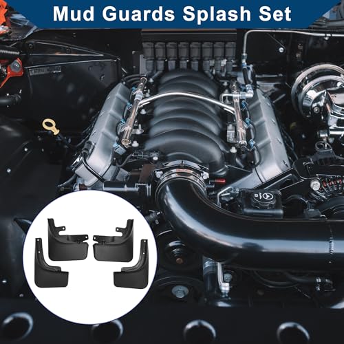 Image of Mud Flaps Splash Guards W /Mount Accessories for Rivian R1T 2020-2024 Front and Rear Mud Guards 1 Set
