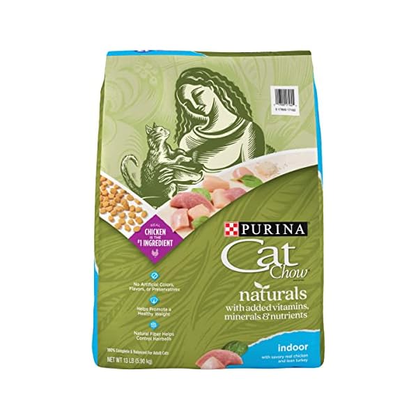 Purina Cat Chow Dry Cat Food, Naturals, 13 Pound Bag by Purina Cat Chow