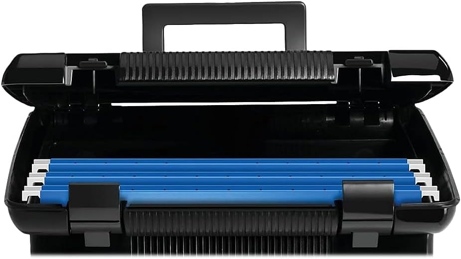 Pendaflex® Portafile File Box, Letter, Plastic, 14-7/8 x 12-1/8 x 11-7/8, Black