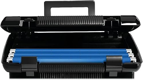 Miniatura 2 de Pendaflex Productos - Portafile Caja de almacenamiento de archivos, carta, plástico, 14-78 x 12-18 x 11-78, negro - Se vende como 1 cada uno - Caja