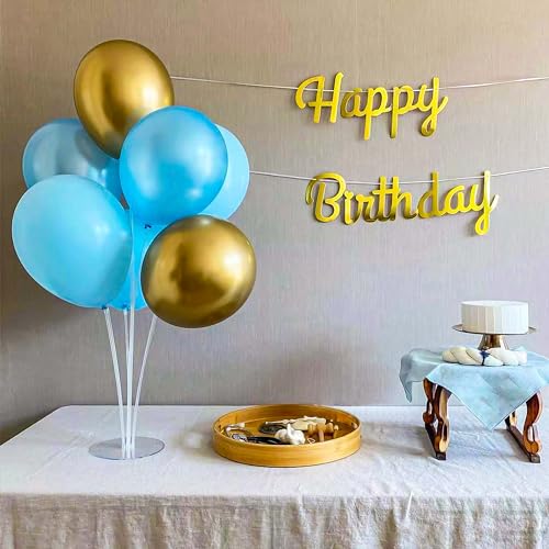 Image of JOYYPOP 24 Sets Balloon Stand Kit, Balloon Sticks with Base Birthday Graduation Party Decorations Wedding