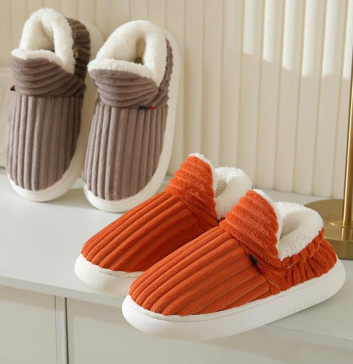 Pluffi Slipper Bootie Slippers for Women Outdoor Leisure Slippers Booties Winter Fuzzy Warm Thick-Soled Plush House Cloud Slides Men Women3