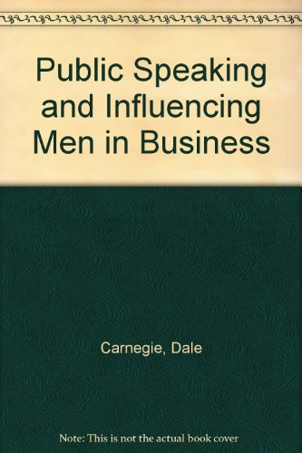 Public Speaking and Influencing Men in Business B001Q1H3DY Book Cover