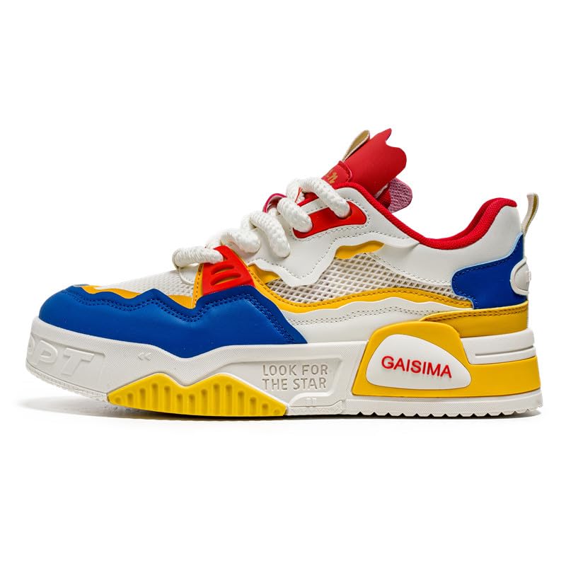 Men's Breathable Running Shoes, Non-Slip Sports Fashion Sneakers, Mesh Fitness Casual Sneakers, Size 6.5-10