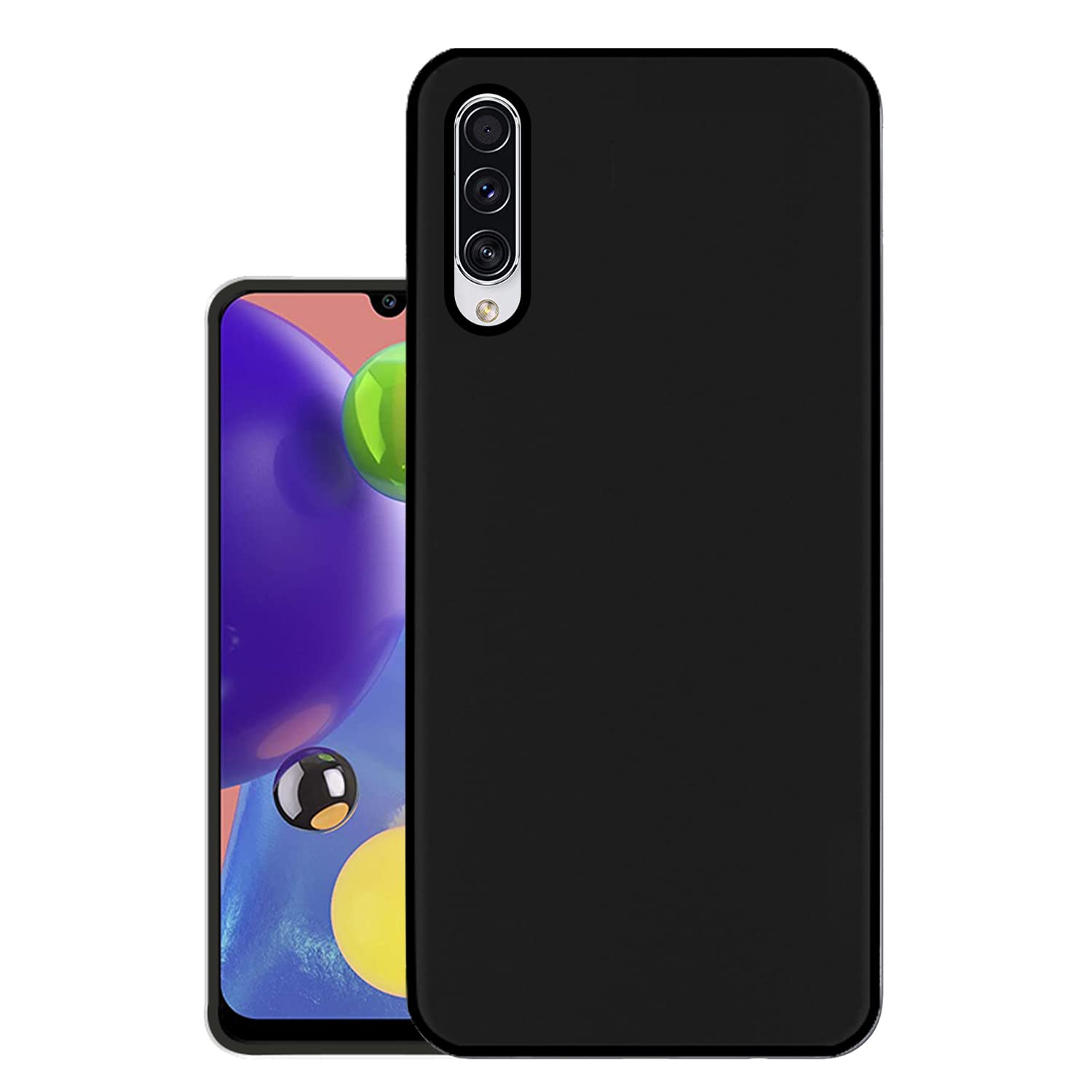 HELLO ZONE Back Cover for Samsung Galaxy A70S (Rubber_Black) (B07Z3TZ75V) Amazon Price History, Amazon Price Tracker