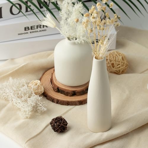 LAUMOE Getrocknete Blumen, Trockenblumen zum Basteln Mini Trockenblumen Set für DIY Epoxidharz Scrapbook Zubehör Handgemachte Heimdekoration Hochzeit (Weiß)
