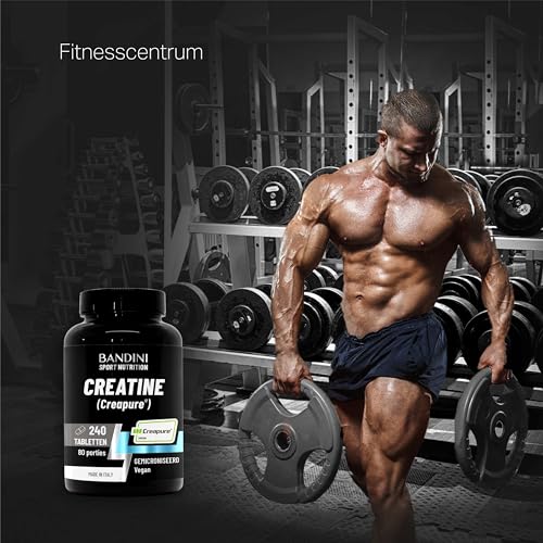 Bandini® Creatine CREAPURE® Monohydraat 240 Tabletten - Supplement voor training, sport, sportschool en pre workout - 100% Veganistisch - Op basis van creatinemonohydraat voor ATP en herstel - Afbeelding 5