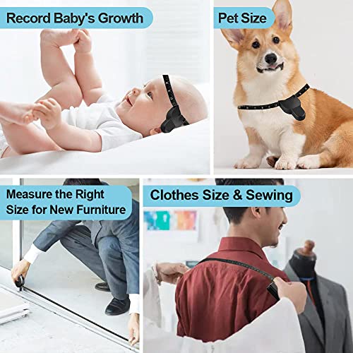 Cinta métrica Utoolmart 150 cm acero con retracción miniatura 6