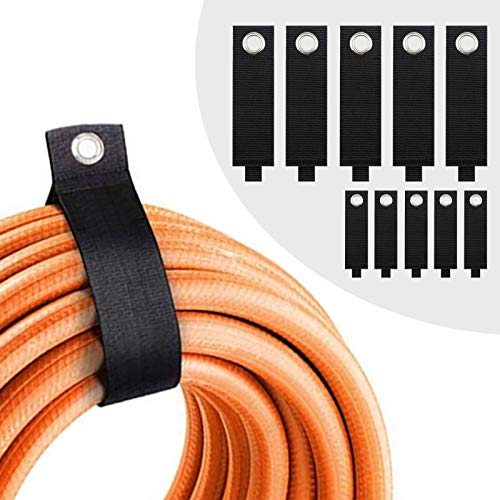 16 PCS Heavy Duty Storage Straps Garage Tool Organizers and Storage Nylon Fastening Straps,Cord Wrap Keeper,Cord Ties for Cords, Hoses, Rope, RV, Boat and Garage Storage and Organization