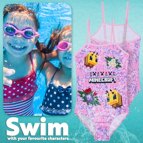 Image of Get Trend Swimsuit Girls Toddlers One Piece Bathing Suit Stretchy Swimwear Beach Pool