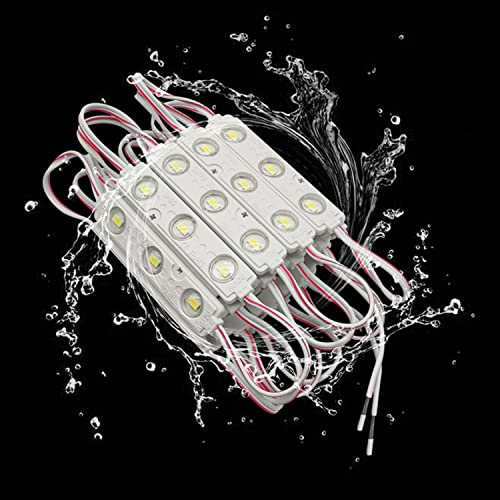 Image of LED Module, Decorative Light White 10pcs 5 Ft 5730 SMD 150LM Per Module IP65 Waterproof for Letter Sign Advertising Signs With Tape Adhesive Backside (White Light)
