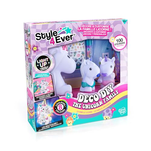Mini Déco DIY La Famille Licorne avec licorne lumineuse - vue 7