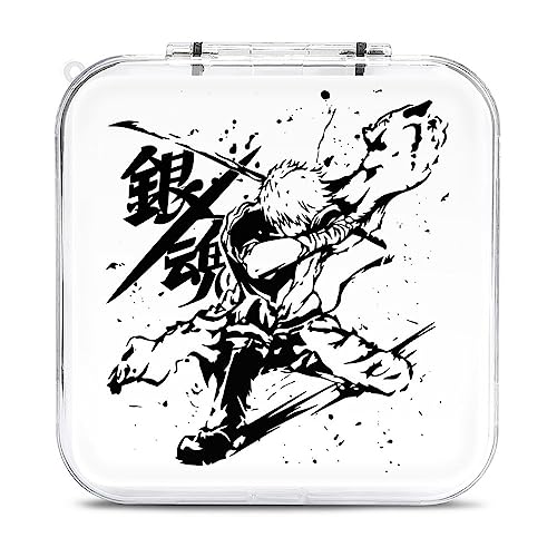 銀魂 Switch用ゲーム機用カセットケース Switchケース スイッチケース スイッチ保護カバー 収納バッグ Switch対応ハードケーススイッチ 防塵 防汚 防水 耐衝撃 12枚収納ジョイコン全面保護 着脱簡単