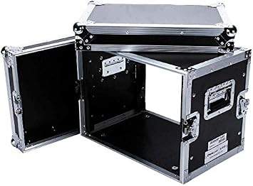 Vigorous Fly Drive Case Engineered to Hold 8u Effect Units in 14-inch Standard Depth Heavy Duty Pre-tapped Rack Rails Including Mounting Hardware Removable Front & Rear Cover DEEJAY LED TBH8UED
