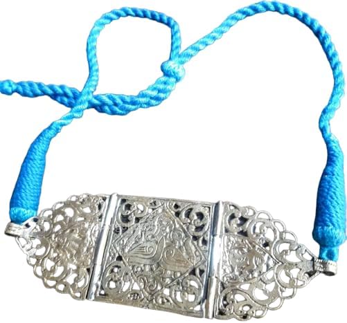 Vintage Amulet Cum Choker- Traditional Handmade Antique Jewellery, Choker Collar Necklace For Women