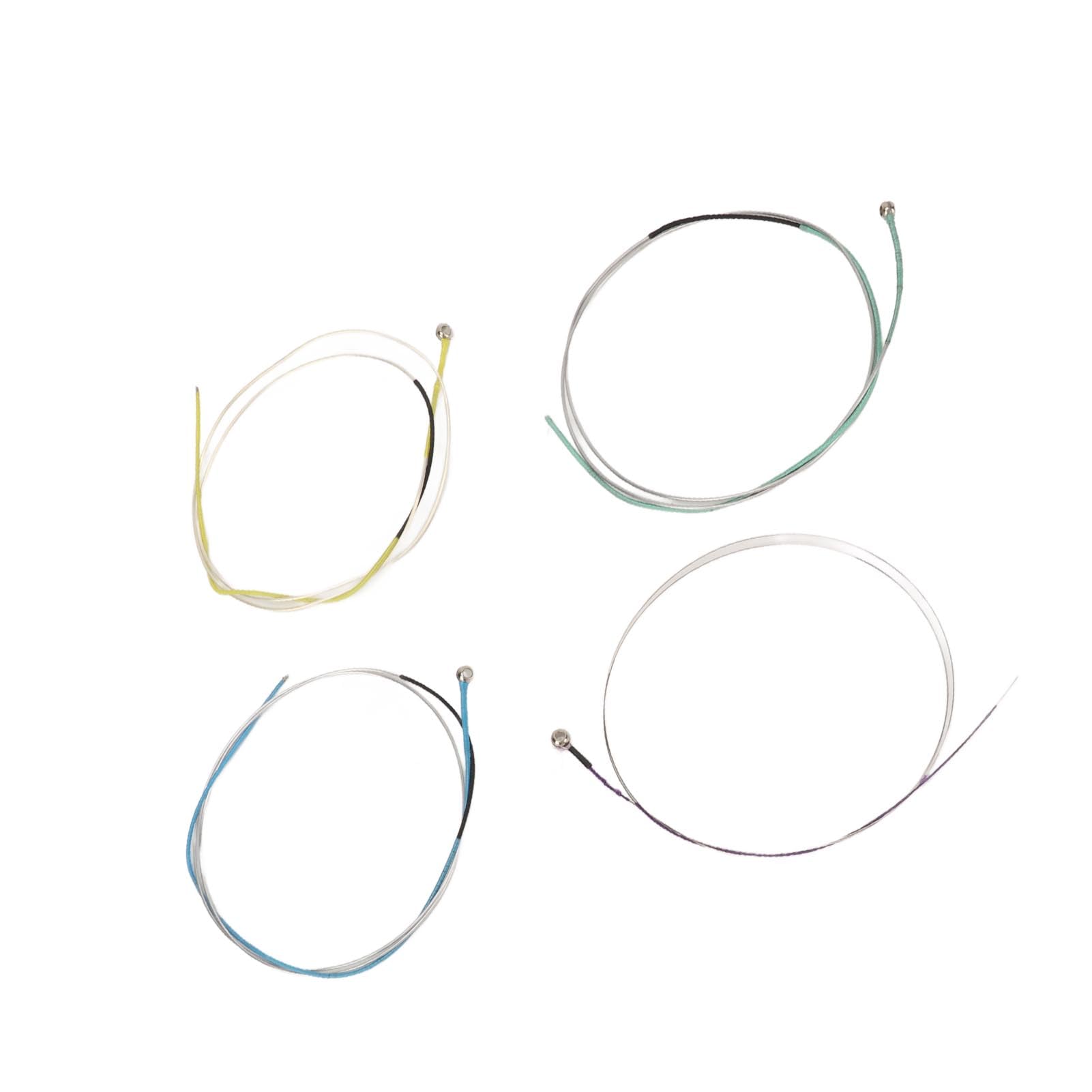 Corde per Violino da 12 Pezzi con Nucleo in Nylon, Avvolgimento in Acciaio Inossidabile e Sostituzione della Corda in Lega di Alluminio Mg per Dimensioni 1/2 1/4 3/4 4/4 (AV33)
