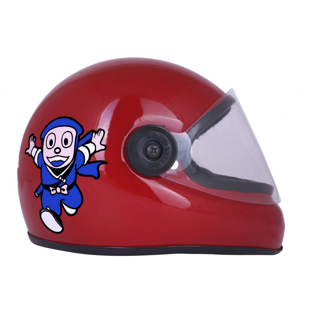 Sage Square Adjustable Cartoon Full Face Helmet for Kids Baby Safety and Comfort (3-12 Years) (Red Glossy)-image-43