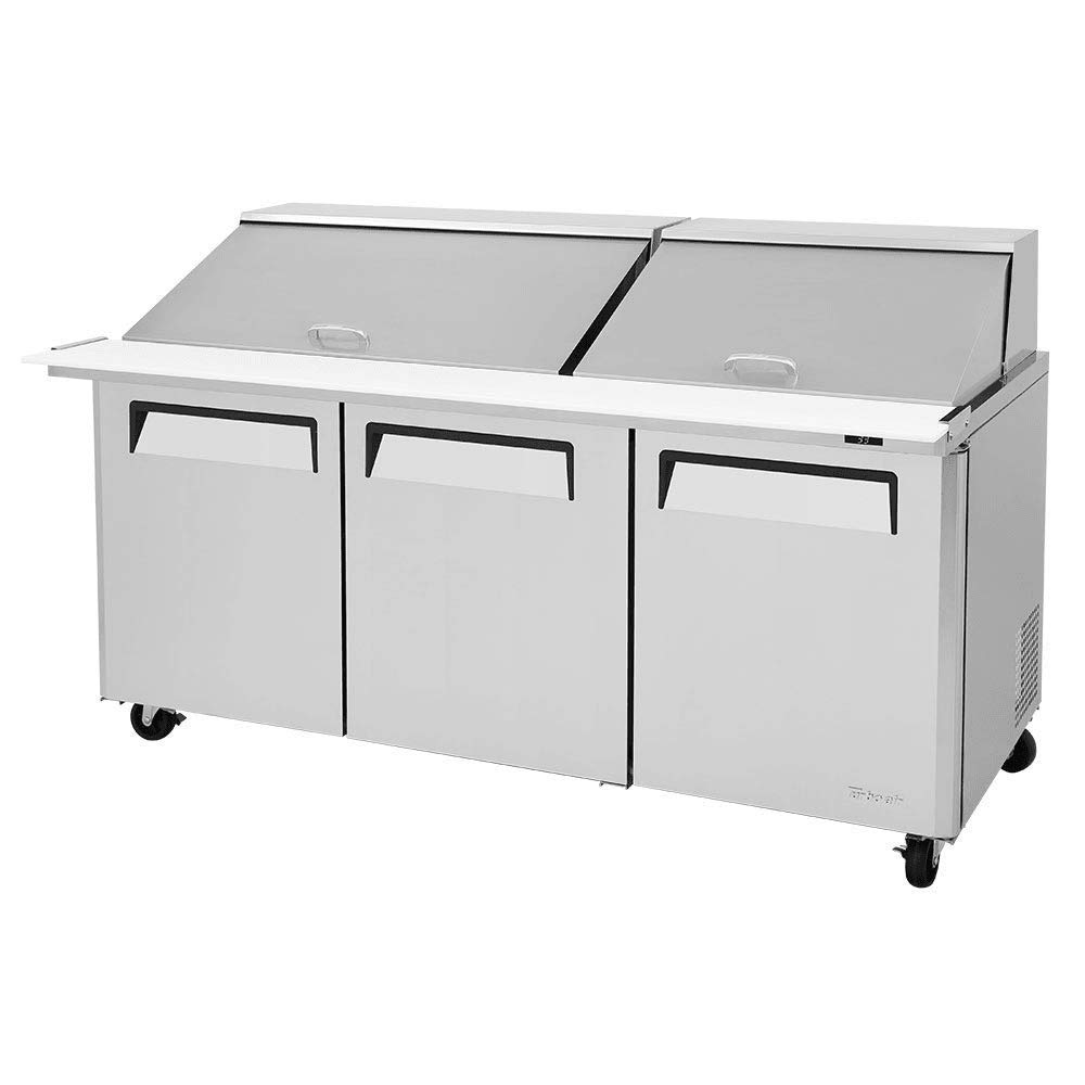 Commercial Kitchen Sandwich and Salad Prep Tables by by Turbo Air – 23.0 cubic_feet, Model MST-72-30-N