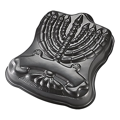Menorah Cake Pan – Non-Stick Oven and Freezer Safe, Hand Wash and Towel Dry - Novelty Jewish Chanukah Mold for Chocolate, Desserts and Treats - by The Kosher Cook
