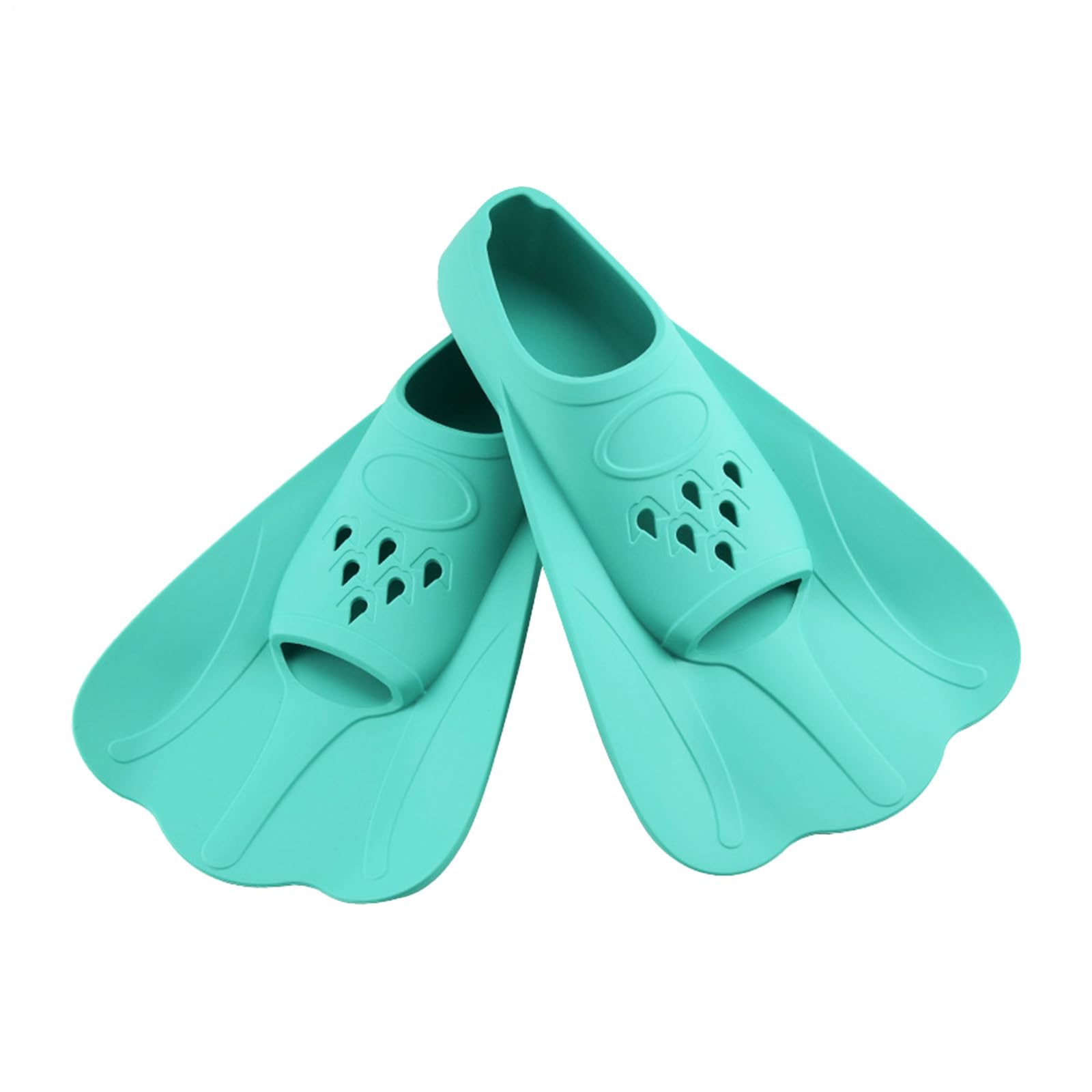 Pinne da nuoto per bambini, pinne corte da allenamento per bambini, pantofole da allenamento per piscina, snorkeling piscina Bodyboard Fitness viaggio spiaggia vacanze