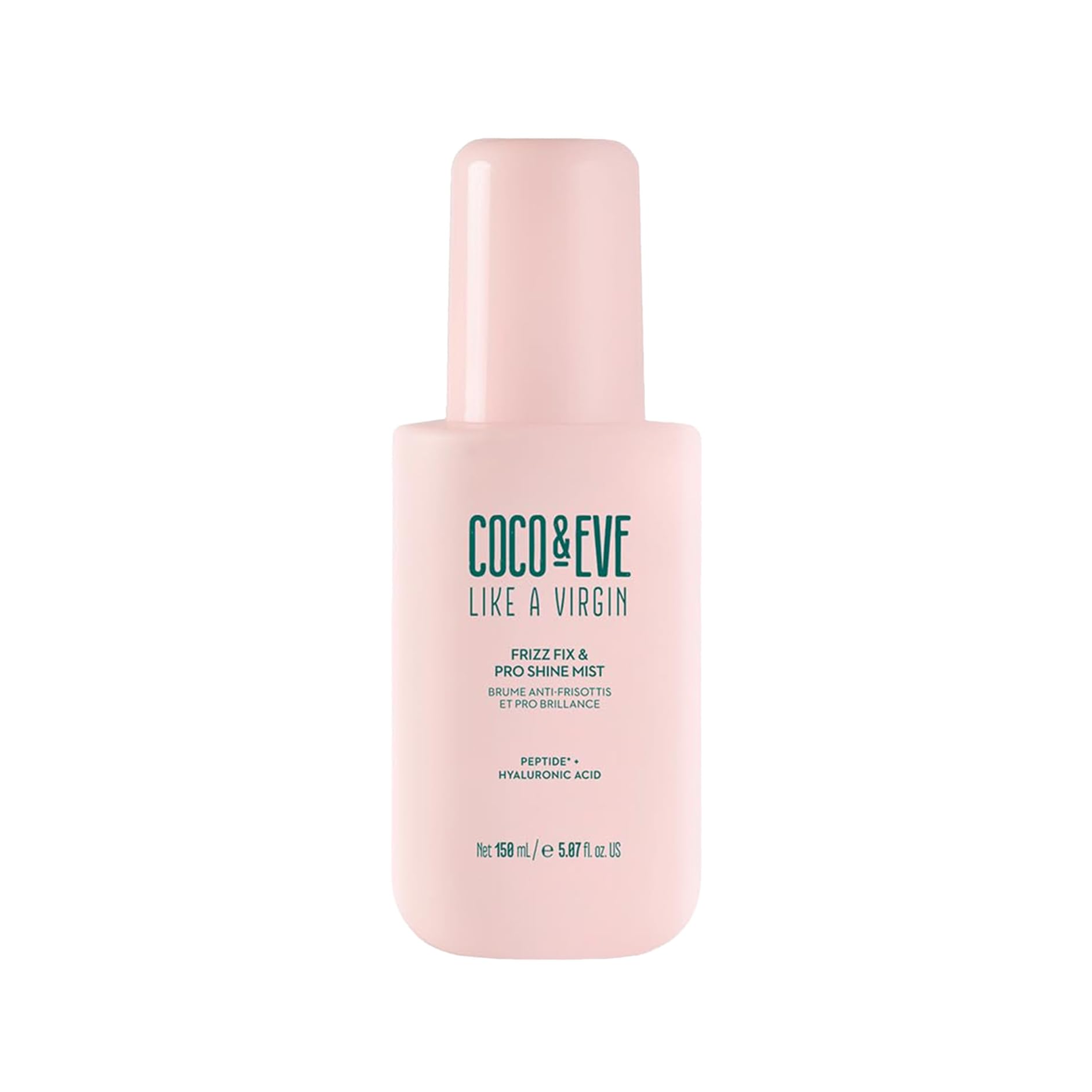 Coco & Eve Frizz Fix & Pro Shine Mist - 72H Frizz Control & Instant Shine | Lightweight Heat Protectant | Moisturizing, Smoothing, Detangling Spray | For Damaged Hair & All Hair Types (150ml)
