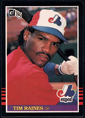 1985 Donruss Baseball #299 Tim Raines Montreal Expos Official MLB Trading Card