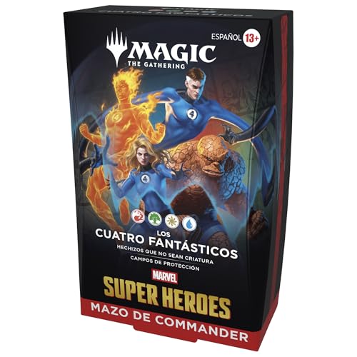 Mazo de Commander de Magic: The Gathering | Marvel Super Heroes - Los Cuatro Fantásticos (Versión en Español)