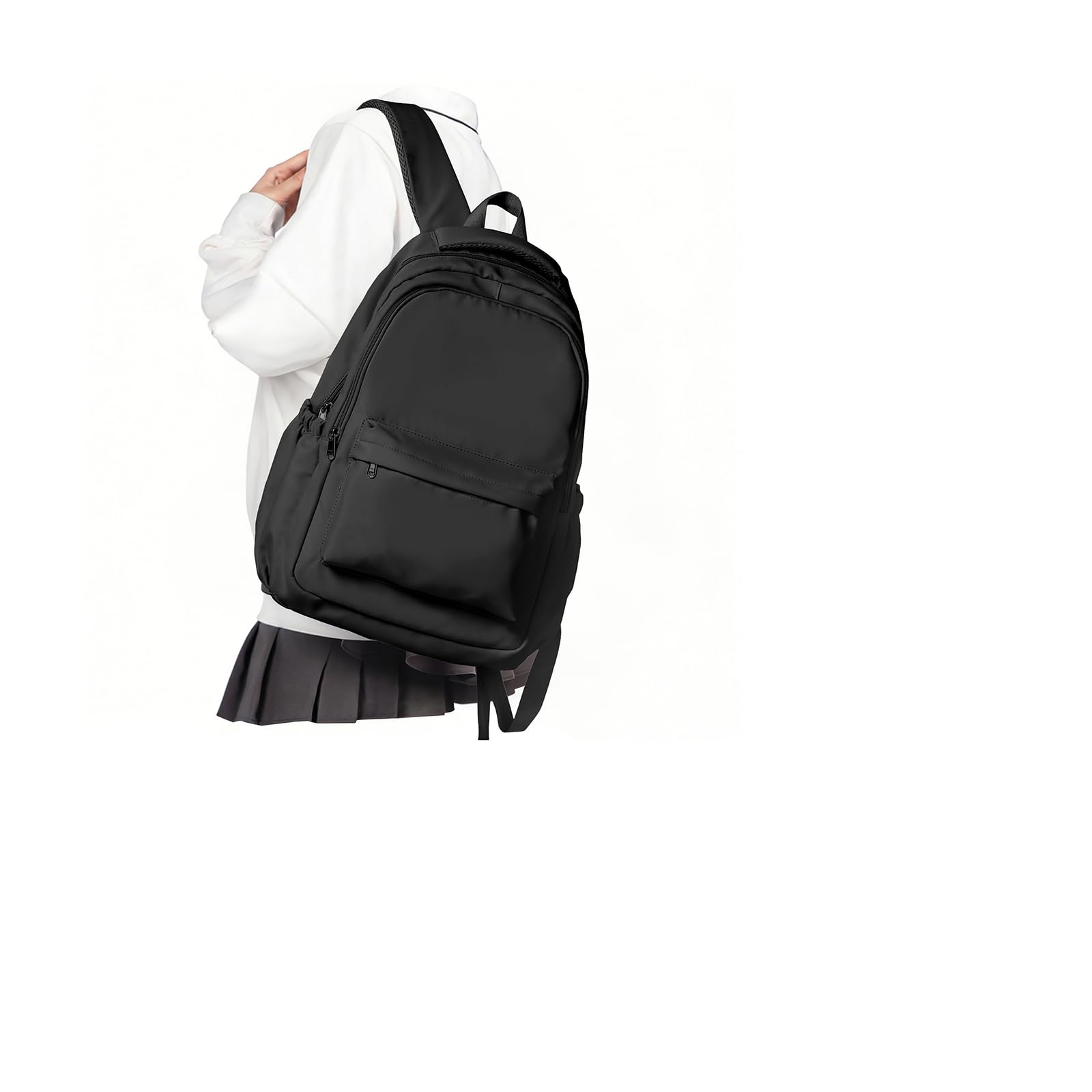 SZLX Schulrucksack Damen Leichte Schultasche Casual Daypack College Laptop-Rucksack für Männer Frauen Wasserfestes Reise Rucksack für Sports High School Backpack Teenager Schultaschen Rucksack Mädchen
