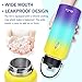 Elvira 32oz Vacuum Insulated Stainless Steel Water Bottle with Straw & Spout Lids, Double Wall Sweat-proof BPA Free to Keep Beverages Cold For 24 Hrs or Hot For 12 Hrs-Yellow/Green/Purple