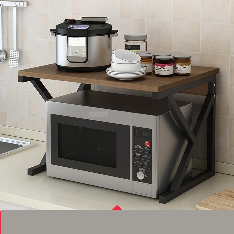 Support de four à micro-ondes et étagère de rangement pour cuisine - 5