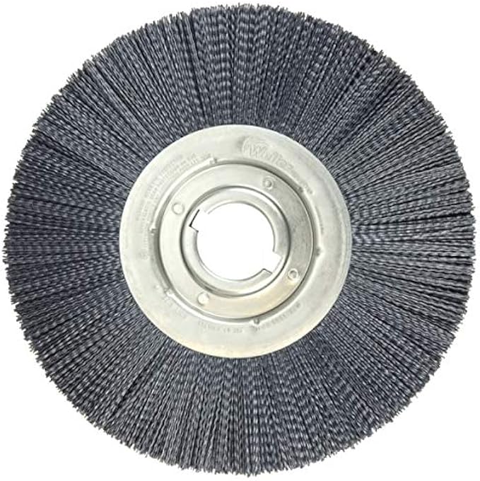 Weiler 86133 12" Burr-RX Crimped Filament Wheel Brush.043/120CG Fill, 2" Arbor Hole, Made in The USA (Pack of 2)